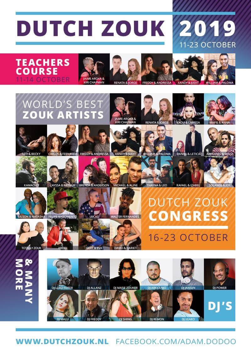 ZOUK Malmö @ DUTCH ZOUK 2019 - The World Biggest and Finest ZOUK Congress!