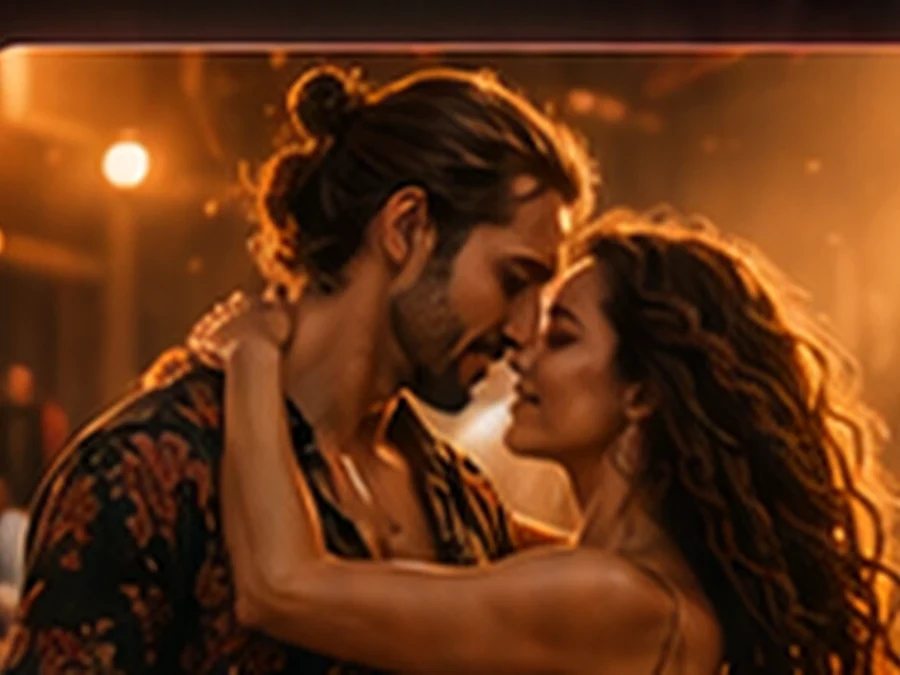 Danspar utforskar känsla och kontakt i Bachata Sensual